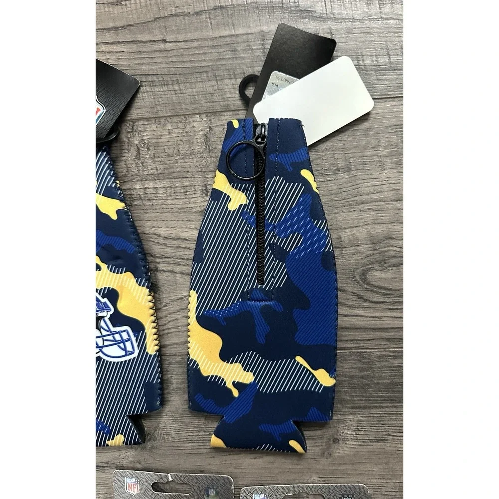 NEW NFL Los Angeles Rams Can Cooler Koozie Holder 12oz Game‎ Time